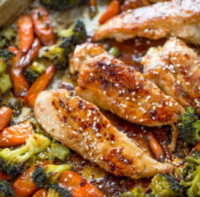 Korean Chicken Sheet Pan Meal