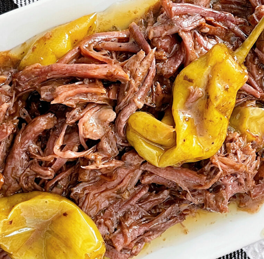 Slow Cooker Mississippi Pot Roast