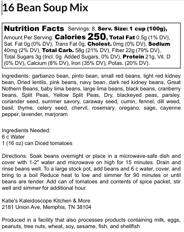 16 Bean Soup