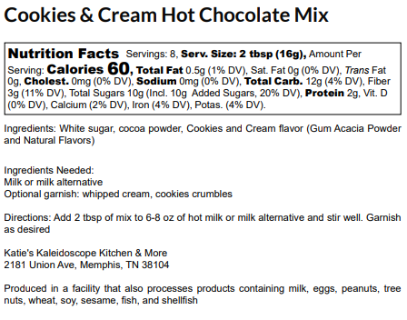 Cookies & Cream Hot Chocolate