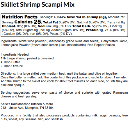Skillet Shrimp Scampi