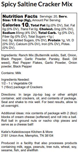 Spicy Saltine Crackers