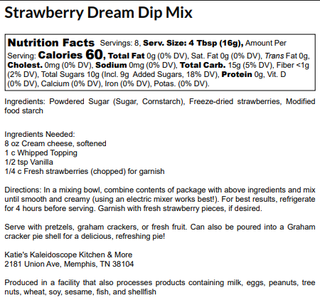 Strawberry Dream Dip