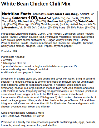 White Bean Chicken Chili