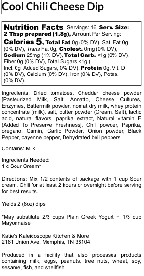 Cool Chili Cheese Dip