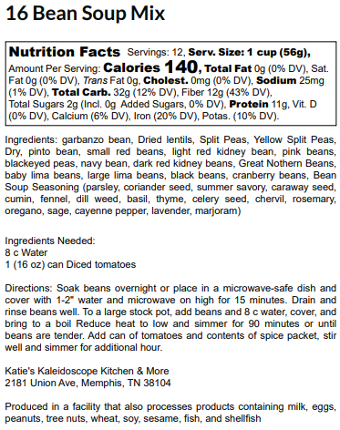 16 Bean Soup