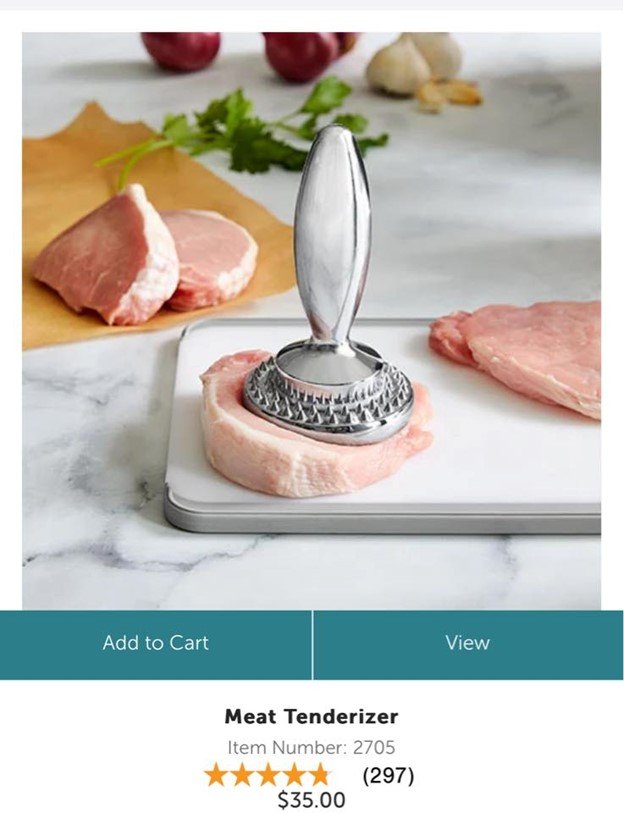 *NEW* Pampered Chef Meat Tenderizer