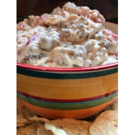 Hot Sausage Enchilada Dip