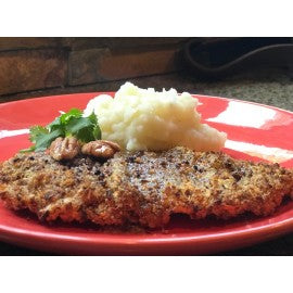 Oven Fried Pecan Chicken