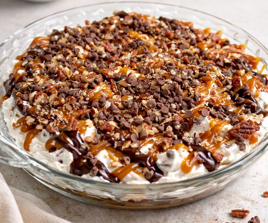 Salted Caramel Turtle Dip