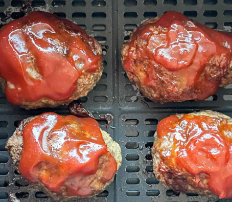 Air Fryer Mini Meatloaves