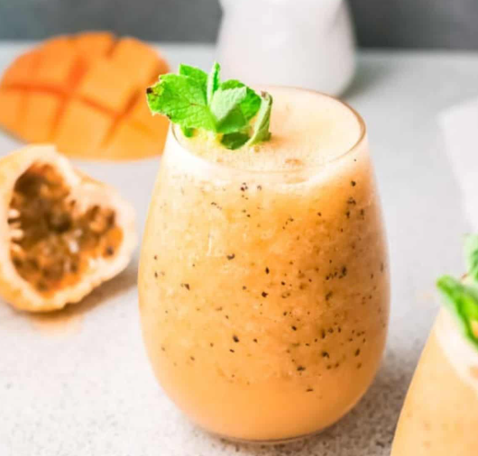 Mango Passion Fruit Mojito Wine Slush
