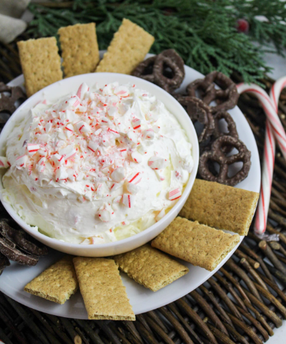 Peppermint Cheesecake Dip