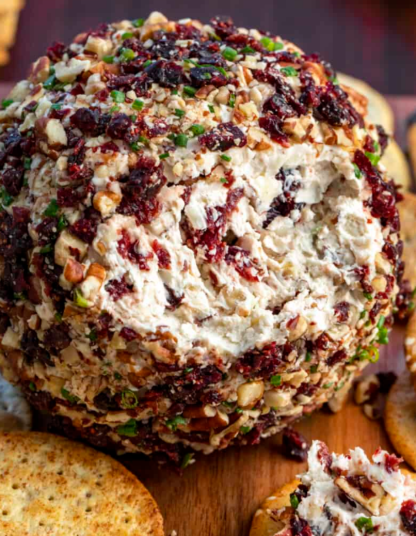 Cranberry White Cheddar Cheese Ball