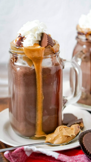 Peanut Butter Hot Chocolate