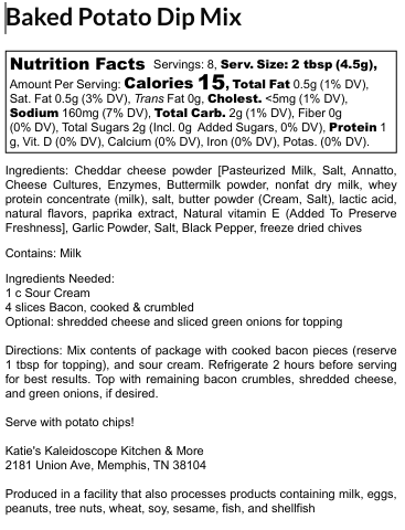 Baked Potato Dip