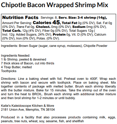 Chipotle Bacon Wrapped Shrimp