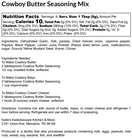 Cowboy Butter Seasoning