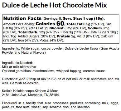 Dulce de Leche Hot Chocolate