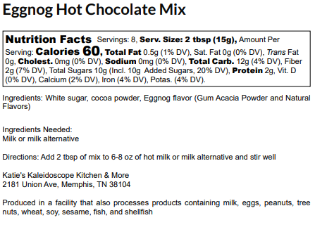 Eggnog Hot Chocolate