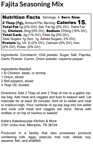 Fajita Seasoning
