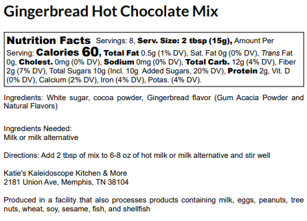 Gingerbread Hot Chocolate