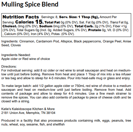Mulling Spice Blend
