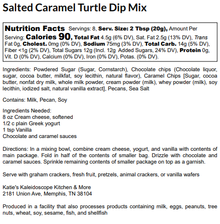 Salted Caramel Turtle Dip