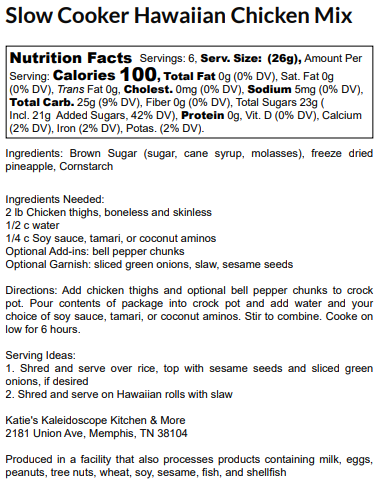 Slow Cooker Hawaiian Chicken