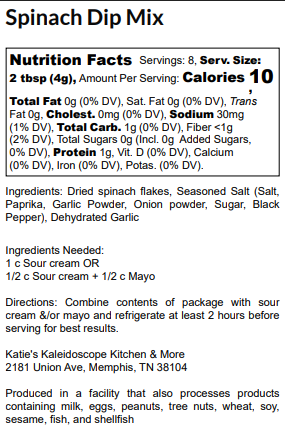 Spinach Dip Mix