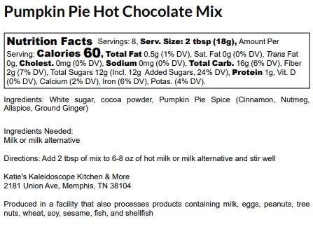 Pumpkin Pie Hot Chocolate