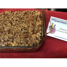 Oatmeal Cake with Coconut Pecan Frosting