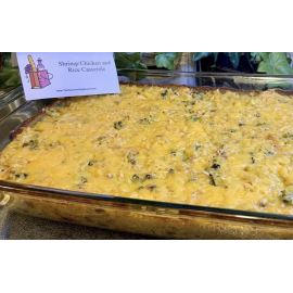Shrimp/Chicken and Rice Casserole