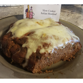 Slow Cooker Italian Meatloaf